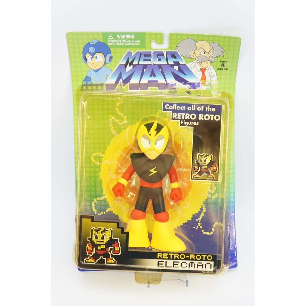Jazwares Mega Man Retro-Roto Elecman Action Figure Capcom Series 1 NOB